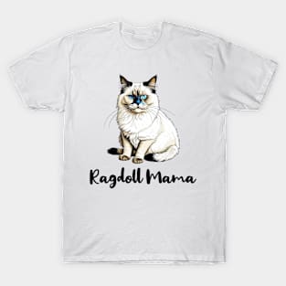 Ragdoll Cat Mama T-Shirt